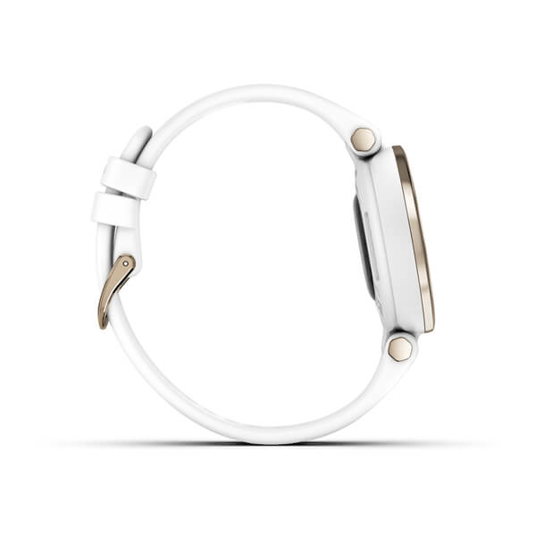 GARMIN LILY CREAMGOLD/WHITE SILICONE