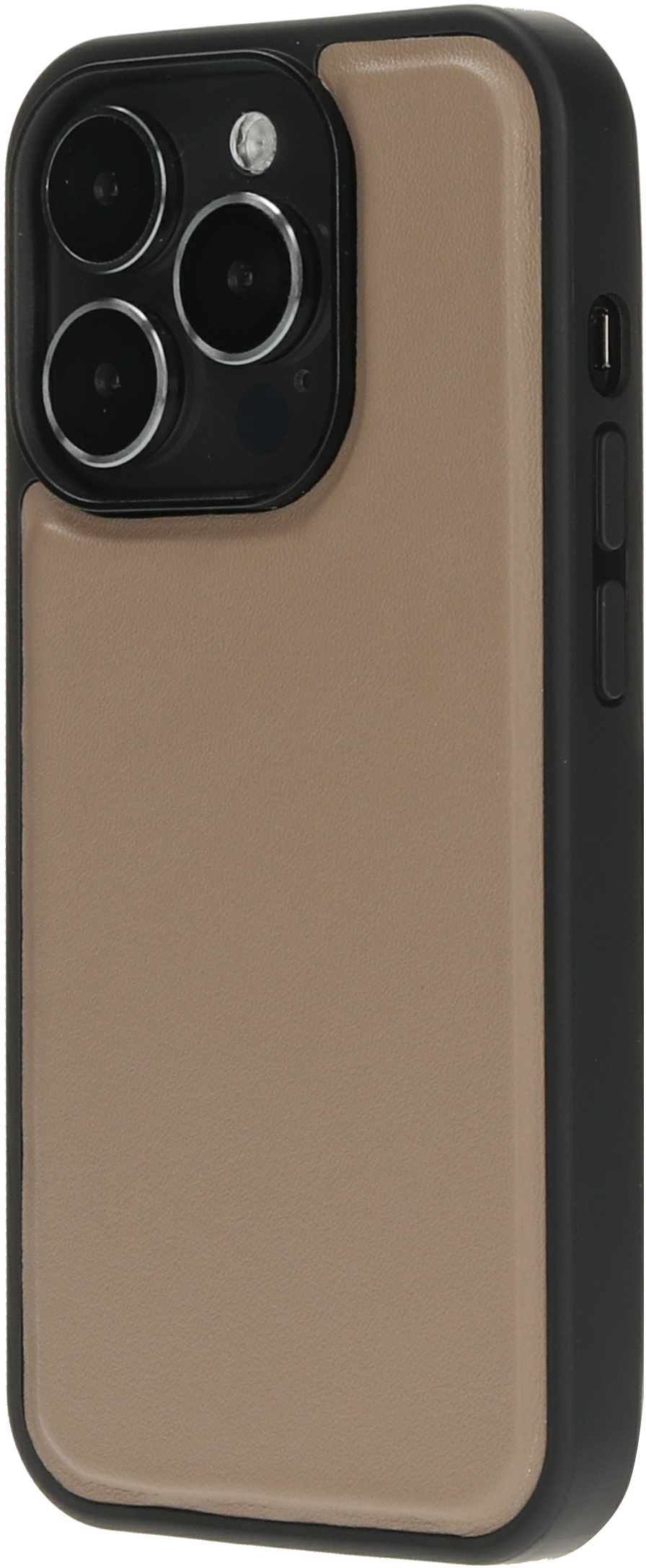 Mobiparts Leather 2 in1 Wallet Case iPhone 15 Pro Taupe