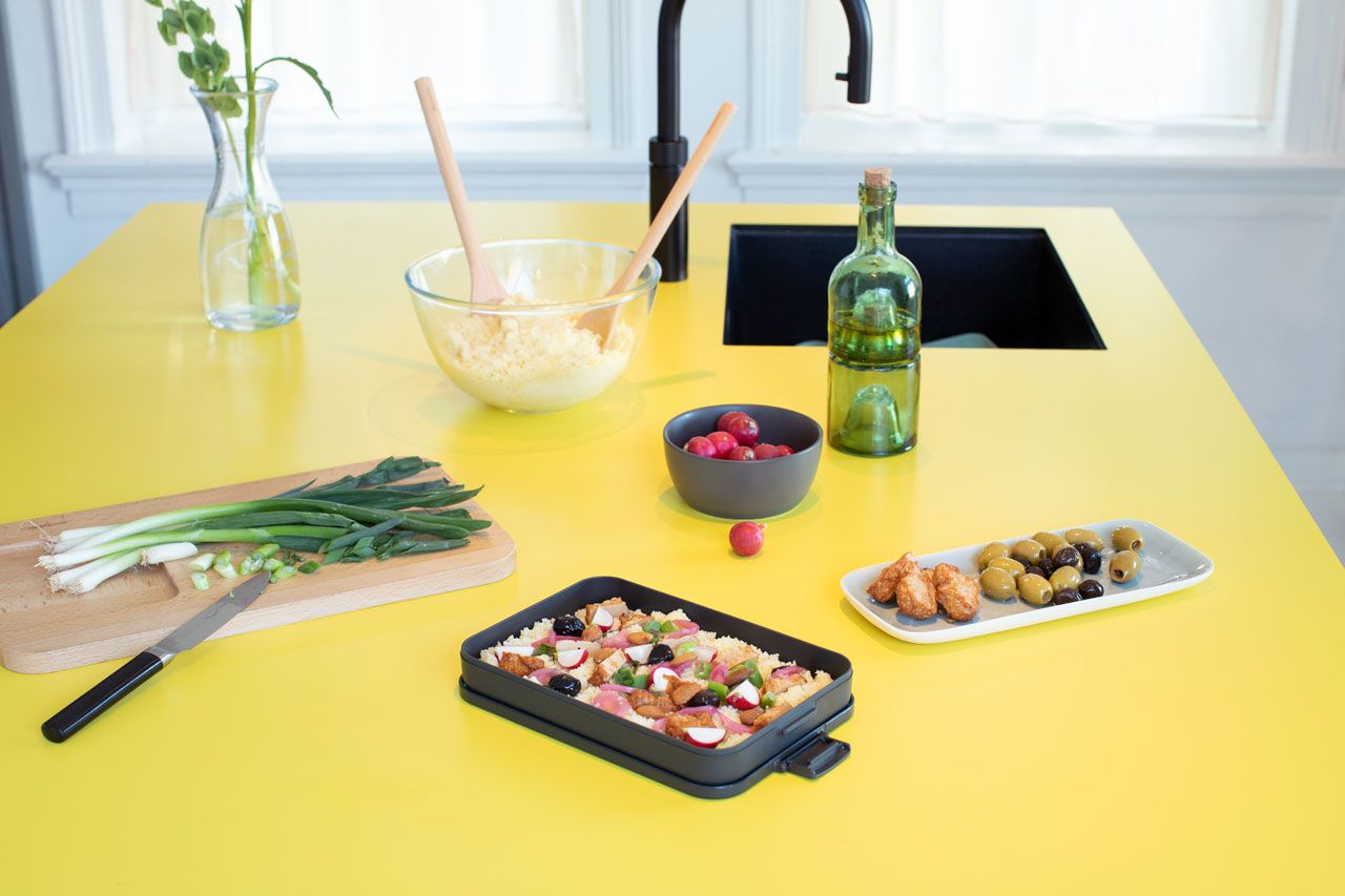 Lunchbox Plat BRABANTIA Make&Take Dark Grey