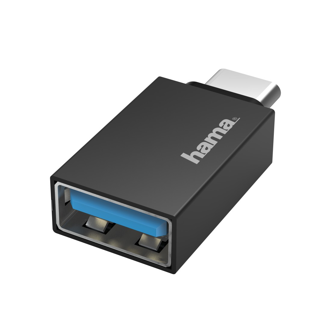 Hama 00200311 tussenstuk voor kabels USB Type-C USB Type-A Zwart